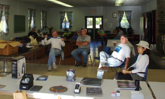 Waiting Patiently for the Raffle to Begin