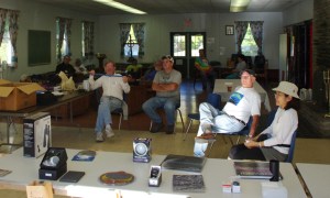 Waiting Patiently for the Raffle to Begin