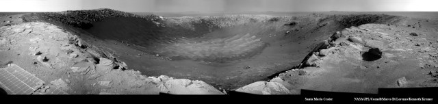 Santa Maria Crater - Sol 2454