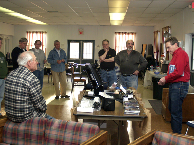 Contemplating the Raffle Prizes