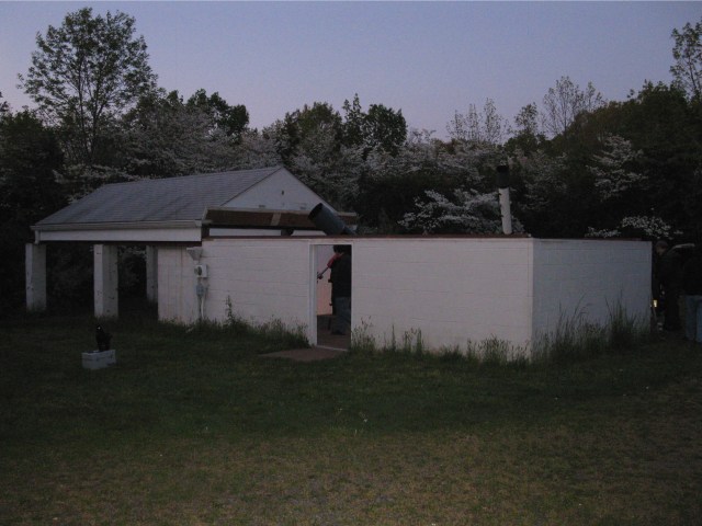 observatory Spring twilight at Simpson Observatory. Credit: Michael Wright