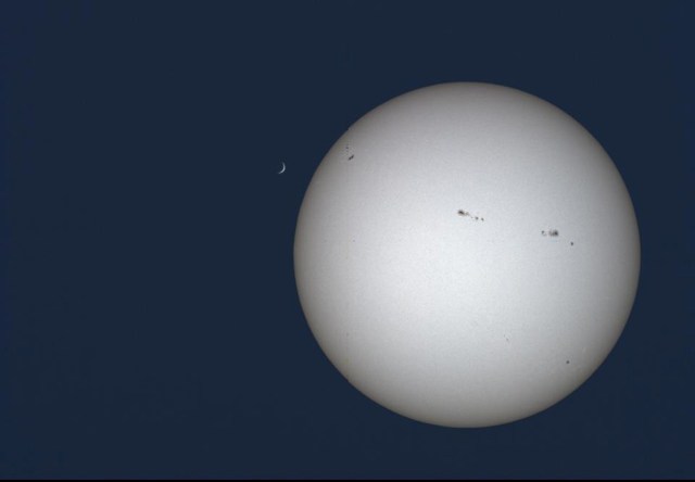 Venus and the Sun. Photo Credit: Bob Vanderbei