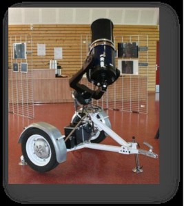 Telescope on wheels