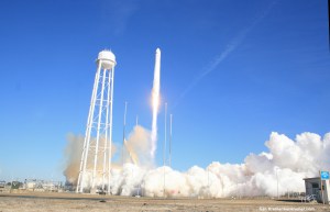 Remote Camera at Launch Pad Captures Antares Blast Off  Credit: Ken Kremer – kenkremer.com