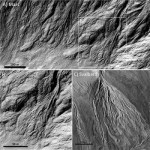 Debris flows. Credit: NASA/JPL/UofA for HiRISE