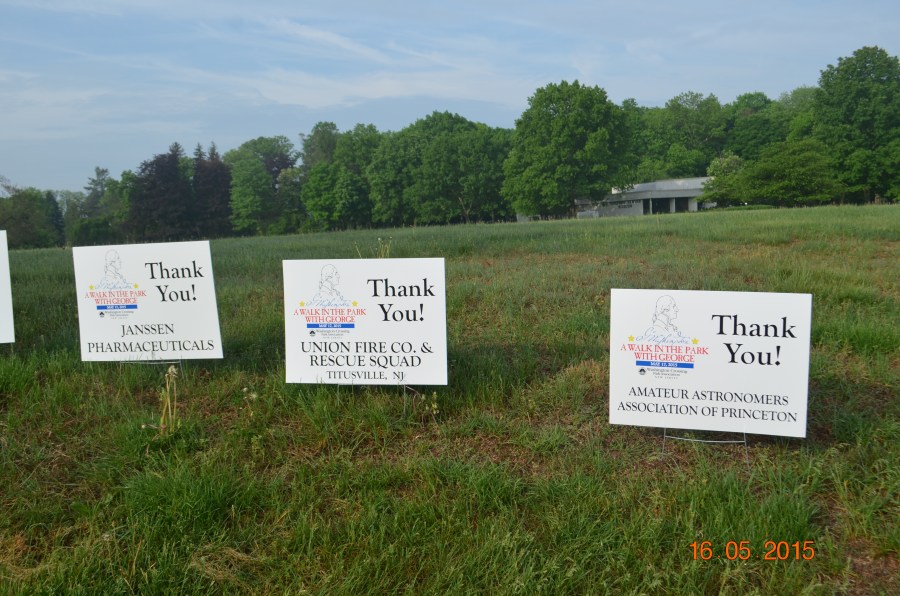 Thank You signs presented by the CPA