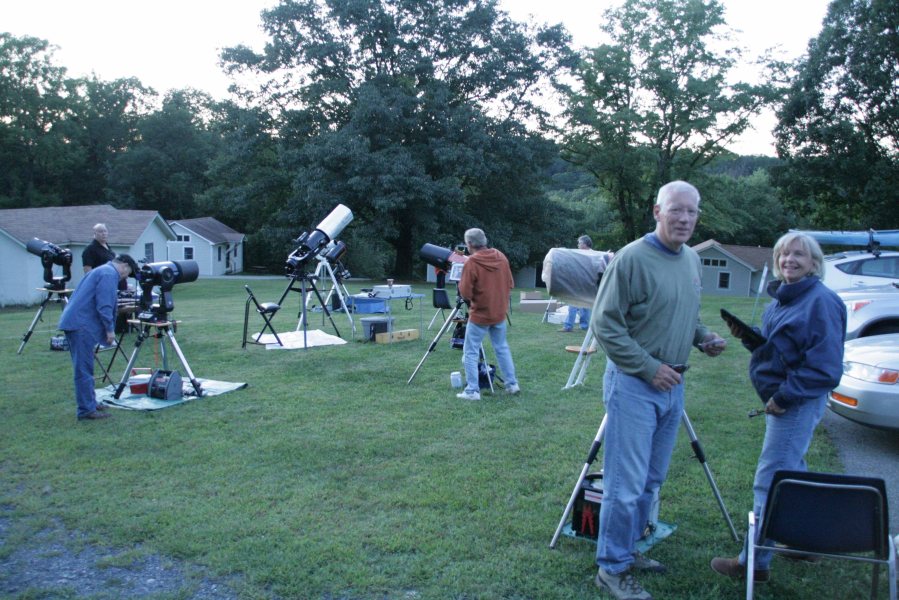 Jersey Starquest -- scenes from the observing field, Sept 2013.