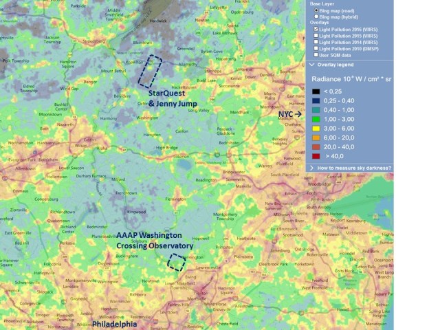 Dark Sky Map September 2016