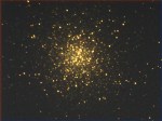 Hercules cluster M13 with Ultrastar-C/Starlight Live 8 sec image/stacking mean.
