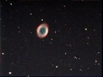 Ring nebula M57 with Ultrastar-C/Starlight Live 8 sec image/stacking mean.