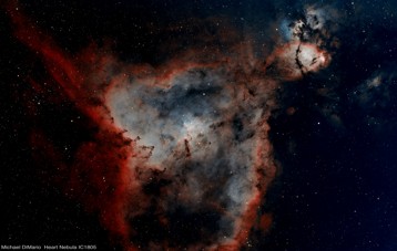 Sombrero Galaxy M104, Heart Nebula IC 1805